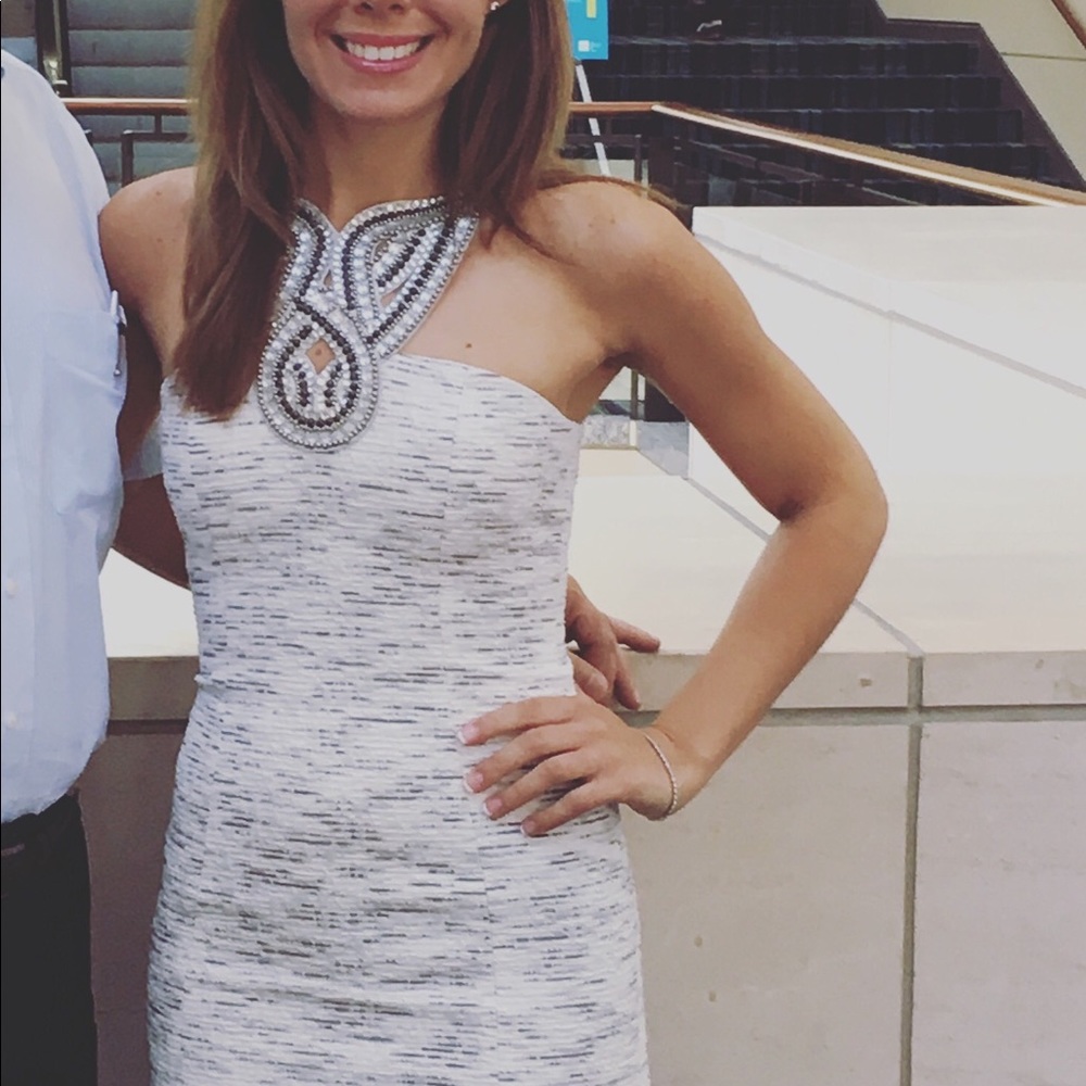 Beaded Shift Dress